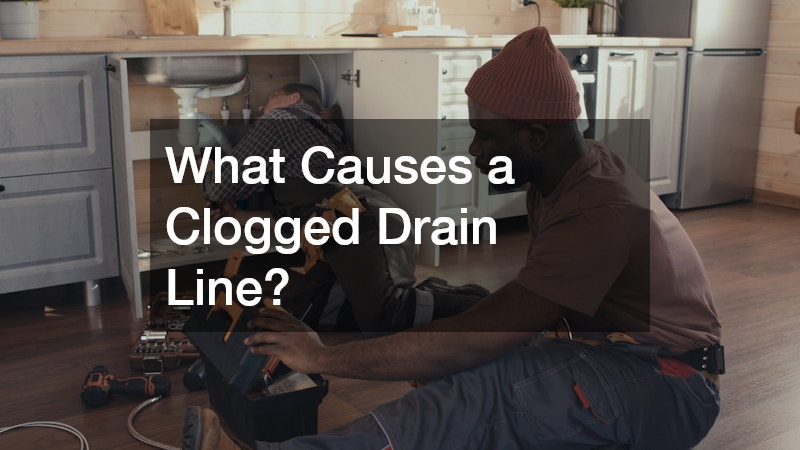 What Causes a Clogged Drain Line?